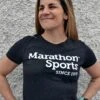 Marathon Sports Women's Logo Tee - Heathered Black (W LOGO TEE 1)