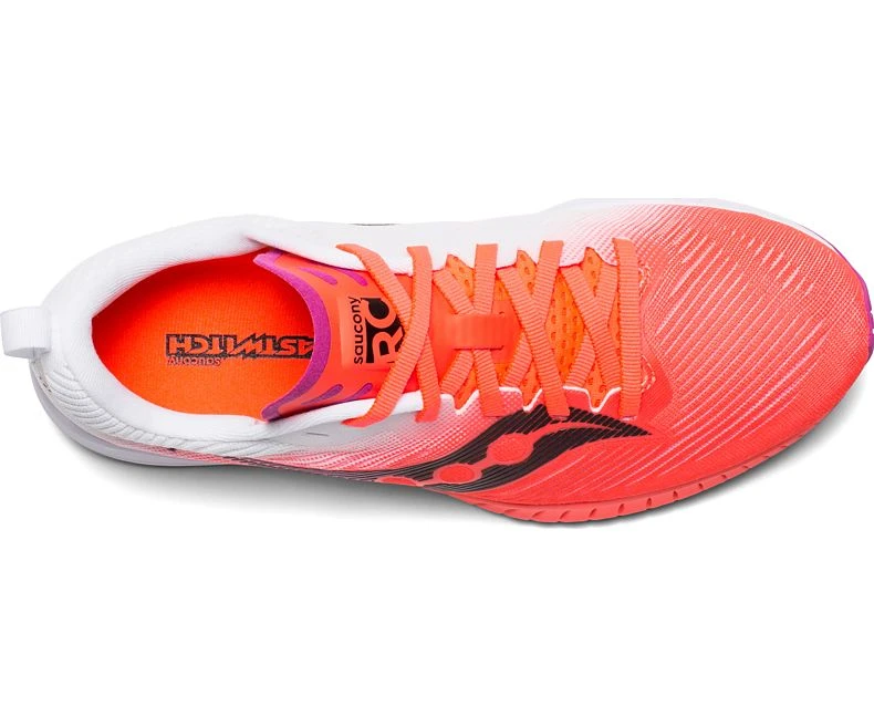 Saucony Women's Fastwitch 9 - ViziRED/White (S19053-1) - Image 3
