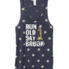 Women's Old Saybrook Racerback Stars And Stripes Tank - Navy Blue (RUNOSB-AA1927P-S)
